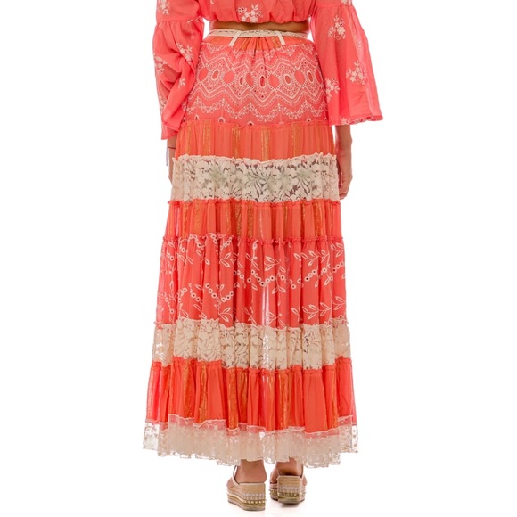 Lace and Eyelet Skirt - Picture 2 of 4